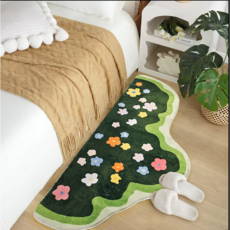 브링지 꽃무늬 플라워 사계절 러그1+1