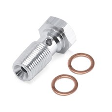 22mm M10 * 1.25 M10 * 1.25 AN3 1/8NPT 밴조 볼트 브레이크 마스터 실린더 스크류 브레이크 호스 캘리퍼스, 04 1 8NPT