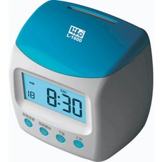 LIFE (徠福) L-1600 微電腦四欄位打卡鐘 藍光液晶顯示