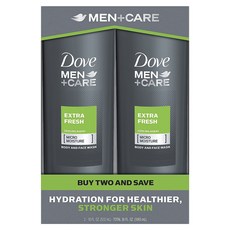 도브 멘+케어 엑스트라 프레시 쿨링 에이전트 바디 앤 페이스 워시 2개입, 1065ml, 1개