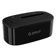 ORICO 2.5吋/3.5吋通用雙槽硬碟外接座，USB3.0高速傳輸，支援離線對拷, 1個, 6218(單碟), 6218(單碟)