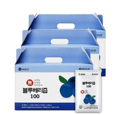 미쁨생활건강 블루베리즙 100, 90개, 80ml
