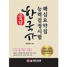 한국사능력검정시험 핵심요약집 중급:수능시험 학습서 겸용, 에듀크라운