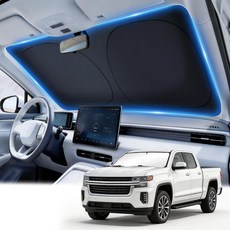 JUSTTOP Windshield Sun Shade for Toyota Tacoma 2016-2026 | Easy-Fold Shade Car Interior Accessori