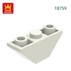경사 반전 블록 컬러 벽돌 조립 부품 로트당, 8. 68.White, 1개