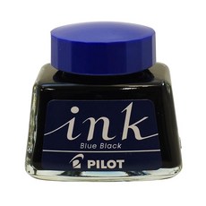 Pilot 파일럿 만년필 잉크 ink 30ml 블루블랙 INK30BB, 1개, 상세페이지 참조