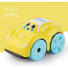 水陸兩栖發條玩具車 - 趣味洗澡/戲水玩具, 黃色, 1個