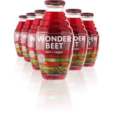 Beetology 비트 레몬 생강 주스 239.6g8.4온스 6팩 | 100프로 냉압착 영양이 풍부한 야채 생생한 맛 230280, Veggie, 500ml