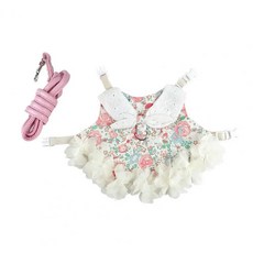 가죽 끈으로 토끼 옷은 휴식 방지 기니 돼지 의상 야외 하네스 애완 동물, 1개