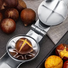 십자 칼집 밤까기 밤탈피기 밤까는가위, 1개