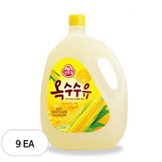 오뚜기 옥수수유, 9개, 3.6L