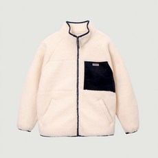 [행텐(HANGTEN)] 행텐 틴즈 리사이클 타프트퍼 플리스 집업 아이보리