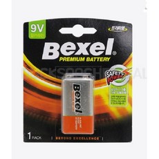 벡셀 알카라인 건전지 9V X 10개, 1개입