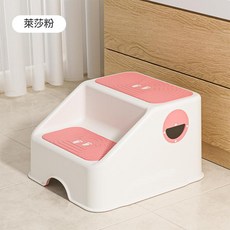 恩特藍 兒童二階凳, 萊莎粉 - 二階踩腳凳防滑凳面, 1個