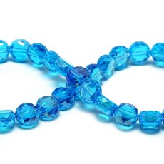 ECLATIS DIQIO 하이퀄리티 주얼리 제작용 6mm 스파클 플랫 크리스탈 비즈 - 디자인 팔찌용 코인 스페이서 라운드 슬라이스 93-100개 소프트 핑크 264178, 8mm, 8mm