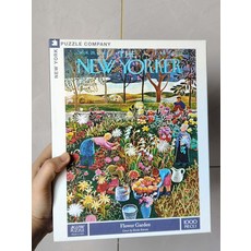 New York Puzzle Company 繁花滿園 1000片 拼圖, 如圖所示, 1個, 1個