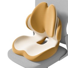 雙肺一體坐墊 精準支撐呵護腰臀, 橙色一體坐墊