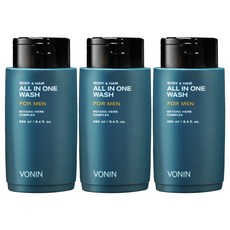 보닌 바디 앤 헤어 올인원 워시 250ml, 3개