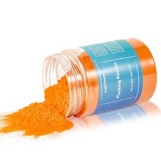 20g 플로킹 파우더 - 벨벳 섬유 공예/타바 스퀴시/네일 아트/인형 장식/DIY 풍경용 (퍼플), 주황색