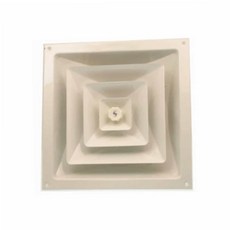 환기설비 디퓨져 사각 철 벽부형환풍기 환기구디퓨저 79000EA 1EA, 디피샤/사각/철/200mm