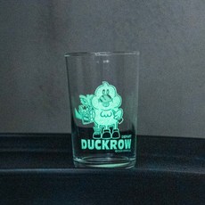 DUCKROW DEPART 夜光小啤酒杯 玻璃杯 酒杯, 1個