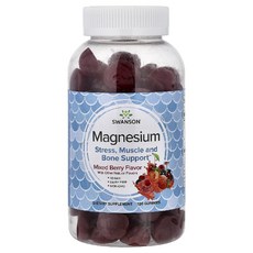 스완슨 마그네슘 베리맛 구미젤리 Swanson Magnesium 100mg 120정, 1개