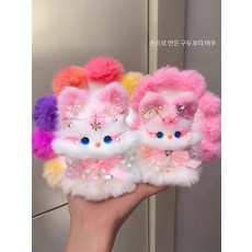 귀여운 어린이 DIY 모루인형 만들기 키트 초등학생 미술 취미 활동 수제 장난감 생일 선물 교육용 재료 세트 집콕 공예 키트, 레드 여우 재료 패키지, 1개, 남여공용