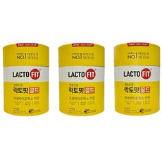 종근당건강 락토핏 생유산균 골드 5x 120포 4개월, 2g, 360개