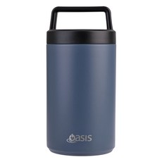 Oasis 保溫真空食物罐 700ml 附湯匙, 深藍, 1個