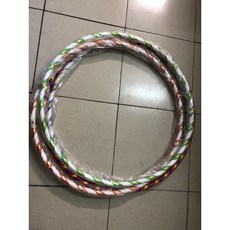 花紋呼拉圈 70cm 成人兒童適用 表演親子活動, 1個, 多色, 190g