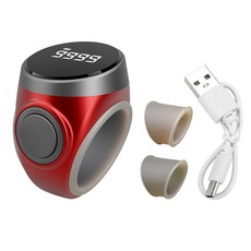 스마트 탈리 카운터 디지털 전자 손가락 링 조정 이슬람교 링기도, 1. Red, 1개