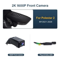 폴스타 대시캠 플러그 앤 플레이 차량용 카메라 비디오 레코더, 6. 2K Front Cam, D. With 64G TF Card