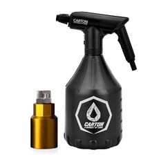 카톤 CARTON 자동차 세차 전동분무기 다용도 자동 원예 압축분무기 3.5L + 부채꼴노즐, 80도노즐(골드), 1개