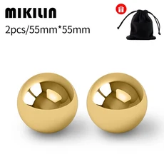 재사용 가능 스테인레스 스텐 스틸 아이스 큐브세트 위스키 냉각 금속 맥주 칵테일 와인 빠른 바 액세서리, 03 2pcs 55mm gold