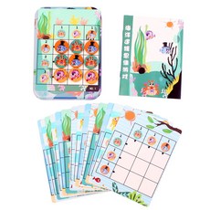 틴케이스 자석 넘버 로직게임 퍼즐 보드게임, 1개