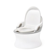 아이팜 프리미엄 3in1 유아변기 아기 변기커버 발디딤대, 그레이