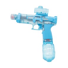 火光小冰鼠兒童電動玩具水槍, 透明藍 燈光不可拆卸, 1個