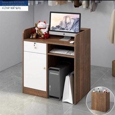 모던 심플 마블 무늬 소형 카운터 프론트 데스크 매장 미용실 접수대, 베스트셀러둥근모서리 80 40x90 + B