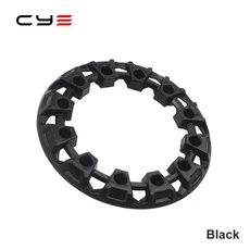 ATV 사륜 지형 차량 타이어 플라스틱 보호 커버 쿼드 바이크 부품 액세서리 6 인치 휠 장식, [04] Black