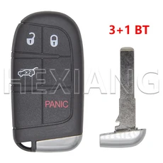 HE SIP22 블레이드 교체 자동차 원격 키 쉘케이스 지프 컴퍼스 피아트 500 용 단추, 01 For Fiat, 03 3Plus1 BT