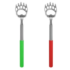 스텐 휴대용 4단 접이식 곰발바닥안테나 효자손 E타입, 08) 혼합B, 2개