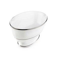 Lenox 레녹스 Apropos 플래티넘 밴드 본 차이나 오픈 야채 그릇 272620, 1개
