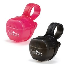 KUKU 酷咕鴨 掛勾奶嘴收藏盒 防塵奶嘴收納盒 可放香草奶嘴, 黑, 1個