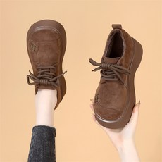 ZAJA여성 키높이 버켄슈즈 송편 로퍼 소프트 스트랩 스니커즈