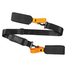 스키 스트랩 및 폴 캐리어 타이 조절 가능한 테이프 쿠션 숄더 슬링 휴대용 장비 액세서리 남성 여성 스노우보드 겨울 야외 활동 212312, 스키 스트랩 및 폴 캐리어 타이 조절 가능한 테이프 쿠