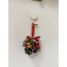 聖誕擴香裝飾 聖誕樹花圈永生花夜燈, 1個, 聖誕擴香石,紅色款, 紅色款