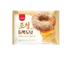 삼립 조청 뜸뿍 도넛 달달 조청 가득 부드러운 간식, 7개, 60g