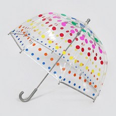 totes(토스) 어린이 투명장우산 수동 A237BUB (크리스탈) A237N53 (컬러도트)
