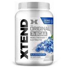 Xtend THE ORIGINAL 7G BCAA粉末 肌力補充 + 電解質 藍莓冰口味, 1罐, 1.215kg