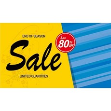 노랑파랑세일현수막 가로100 세로 60